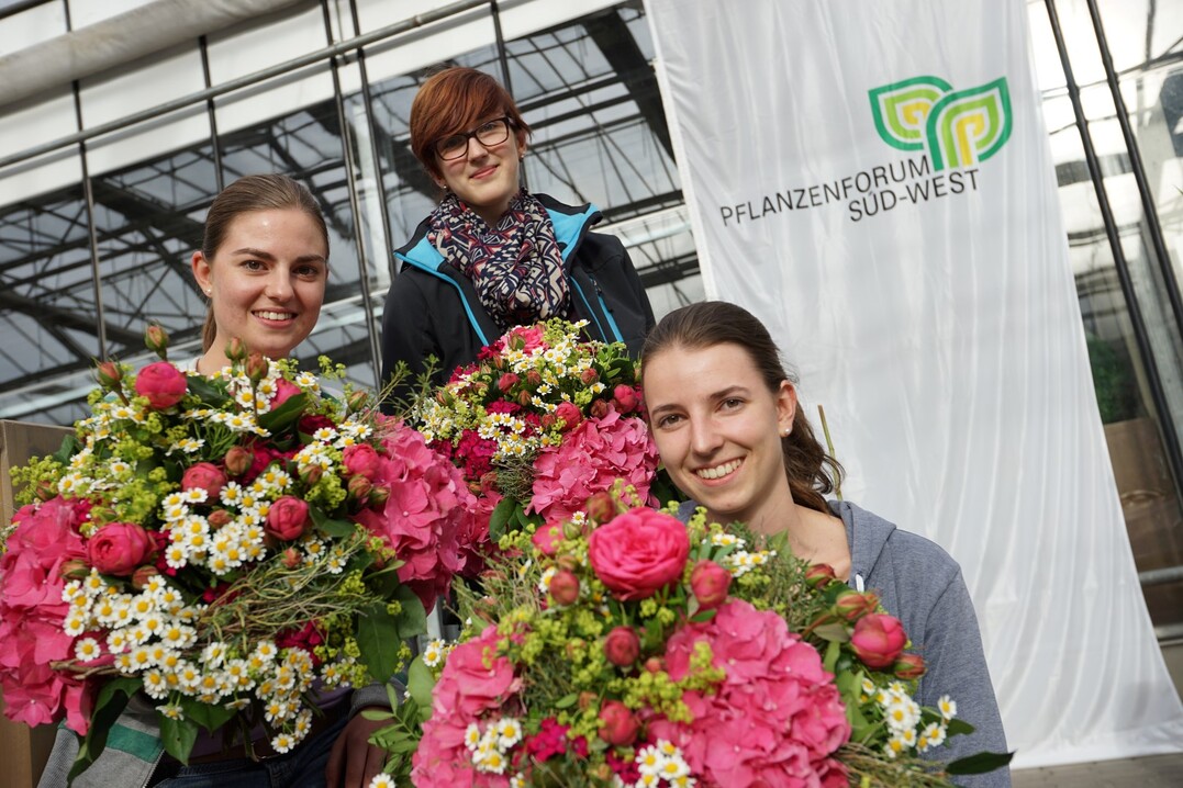 Die Gewinnerinnen: v.l.n.r. Monique Reiser, Leonie Dorffer, Mirjam Renz
