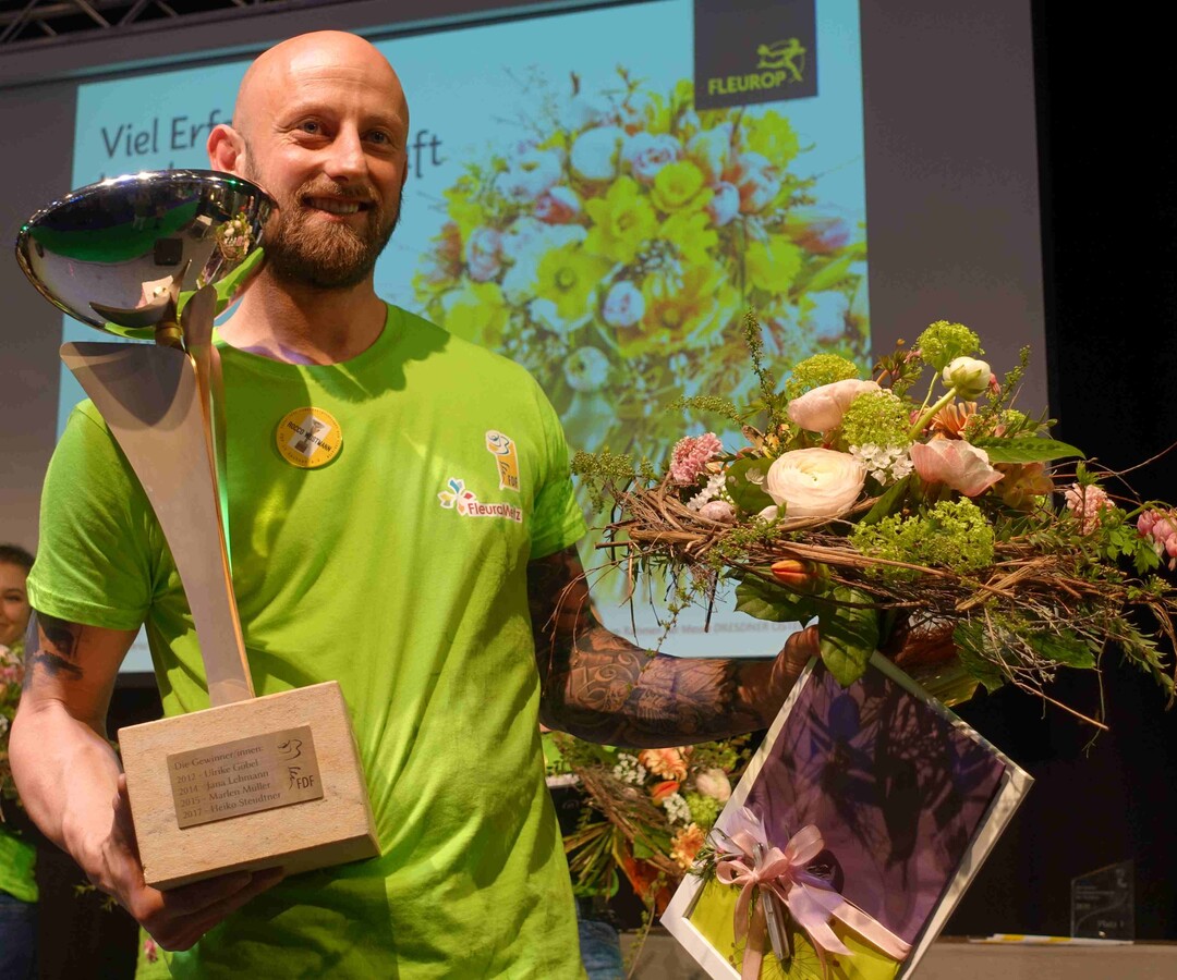 Der glckliche Gewinner: Rocco Wustmann.