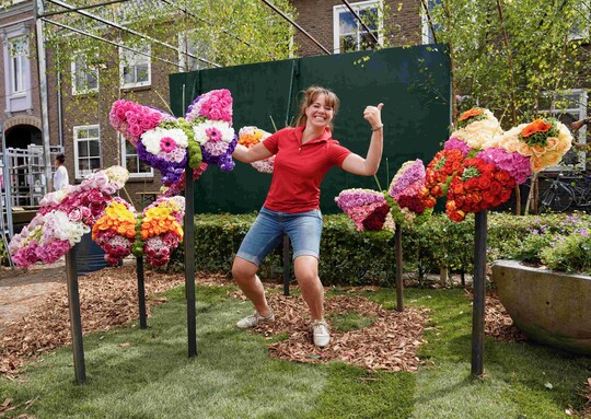 Mit dabei: Floral Designerin Dini Holtrop
