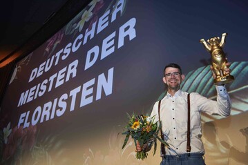 Im August 2022 wird er abgelst: Michael Liebrich ist Deutscher Meister der Floristen 2018.