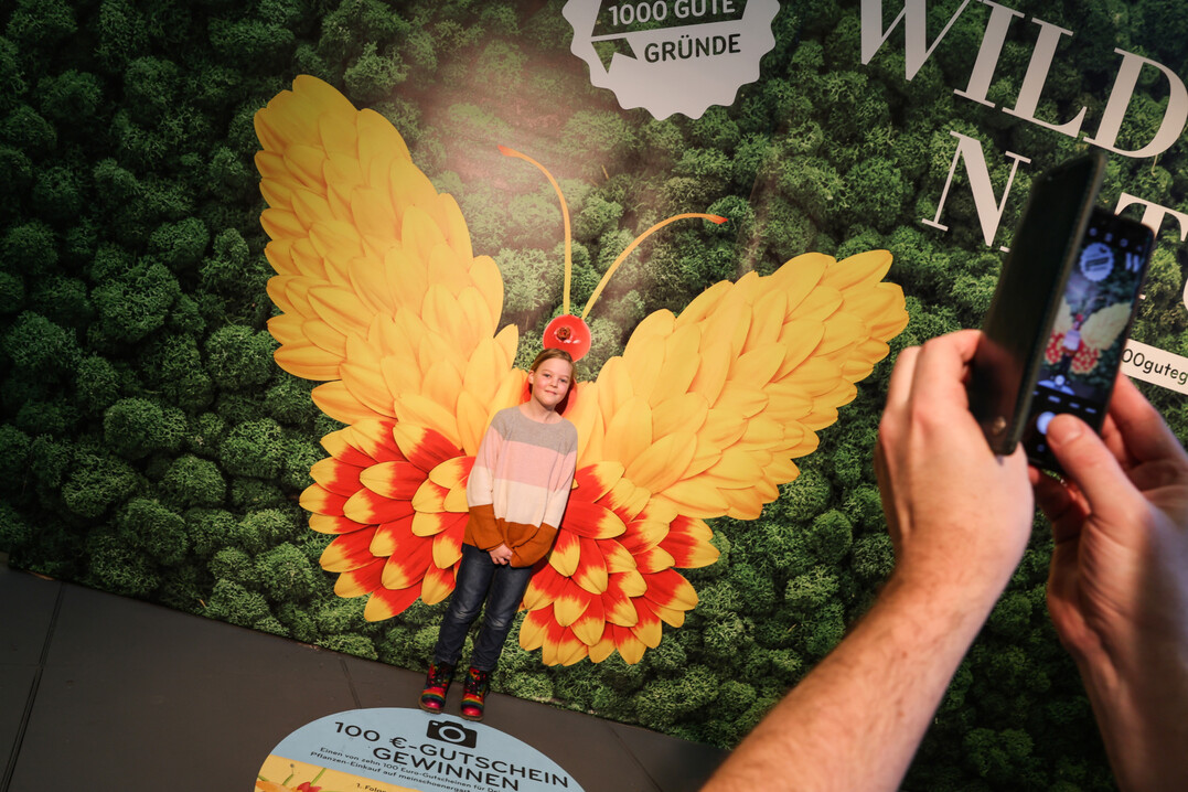 Fotospot in der Blumenhalle der IWG 2023