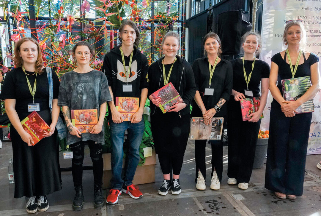 Siegerehrung in Fulda (v. l.): Leonie Lack, Lisa Fast, Luka Kolorevic, Juliane Heß