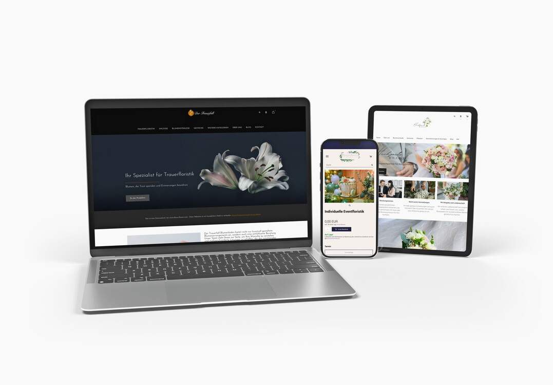 Fr die verschiedenen Anlsse  Geburtstag, Hochzeit, Trauerfall  lassen sich eigene Bereiche einrichten, mit einem entsprechend angepassten Erscheinungsbild. 
<a href="https://www.alzura-flowers.com"  target="_blank" >www.alzura-flowers.com</a>