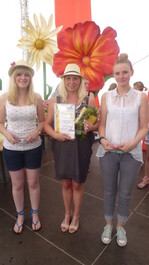 Die Gewinner der Landesmeisterschaft: Eva Naarmann, Theresa Nee und Annika Mohr