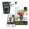 Das Werbemittelpaket umfasst ein aufmerksamkeitsstarkes A1-Poster, 30 praktische Becher zum Verteilen der Struchen und 30 personalisierbare Visitenkarten.