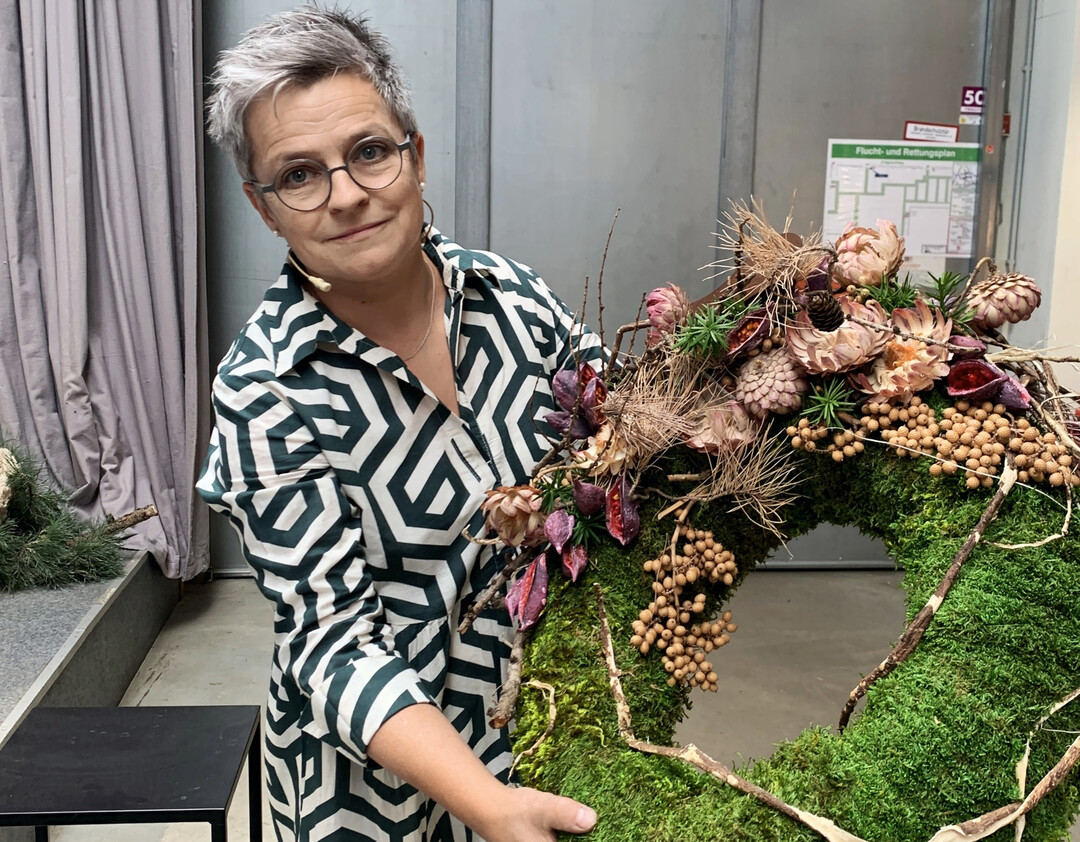 Martina Gremer verarbeitet zahlreiche Exoten.