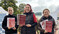 Franziska Klumpp ist die neue Landesmeisterin der Floristik in Baden-Wrttemberg. Jasmin Schfer (l.) wurde Vizelandesmeisterin, Carmen Schtter landete auf Platz drei.