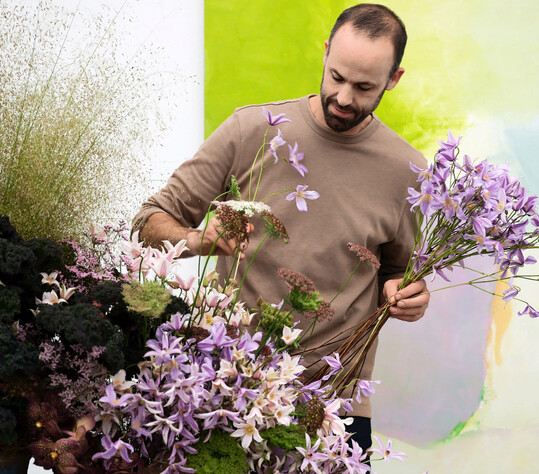 Florale Interpretation von R�my Jaggi, Tr�lex zum Werk von Barbara M�ller (1956 � 2023), Ohne Titel, 2015 � Nachlass Barbara M�ller