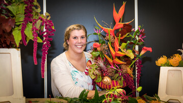 Natalie Husemann verlngerte ganz im Sinne des Bloomways Gewinnspiels den Sommer sogar im grauen November noch ein Stckchen mehr.
