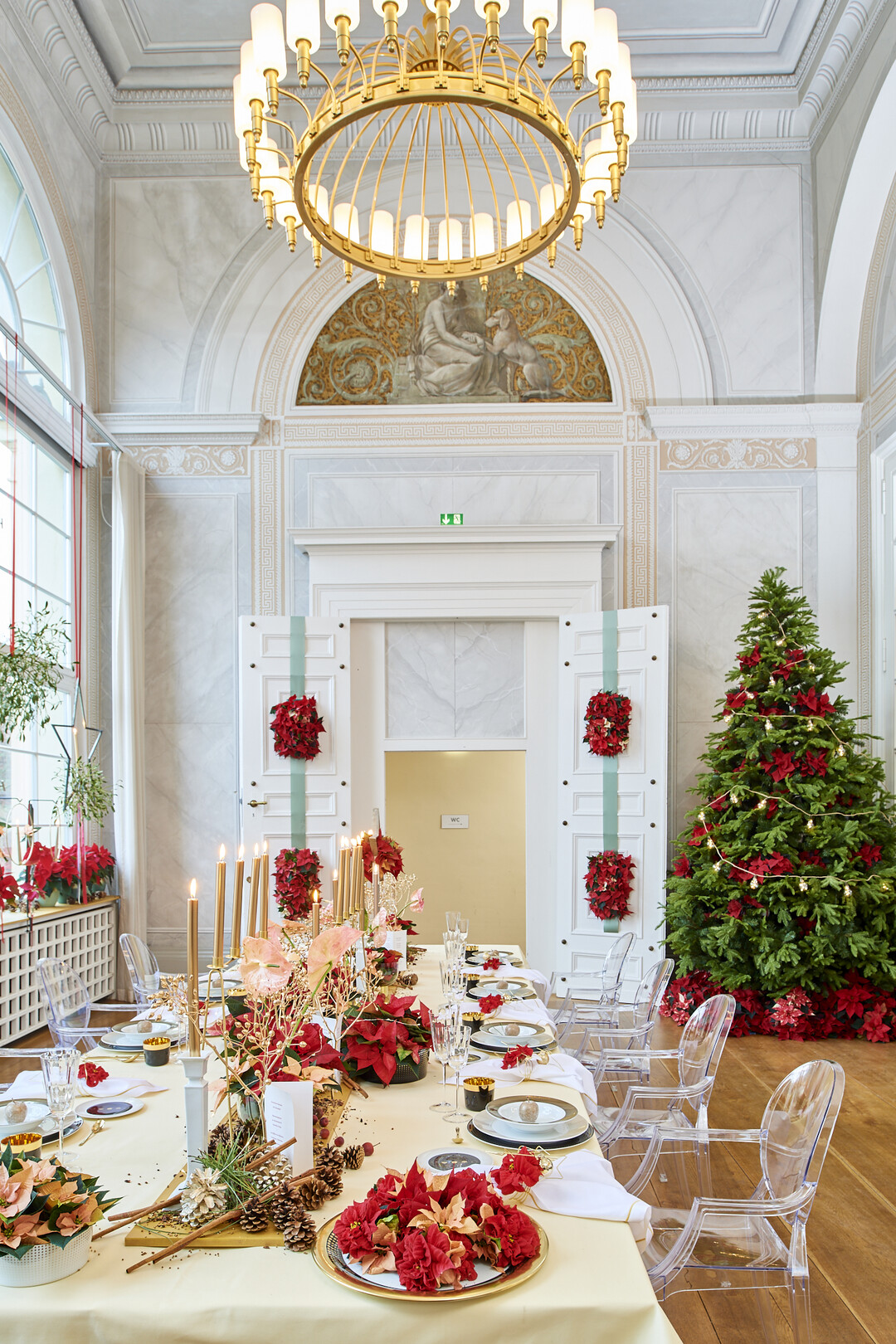 Bjrn Kroner-Sali: Weihnachtliche Tischdekoration