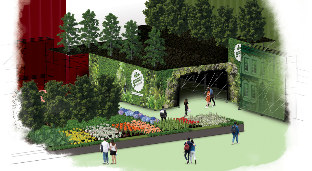 Vom 19. bis 28. Januar 2024 ldt die Initiative 1000
gute Grnde Besuchende der Grnen Woche 2024 in Halle 2.2a der Messe Berlin in die City of
colours ein.