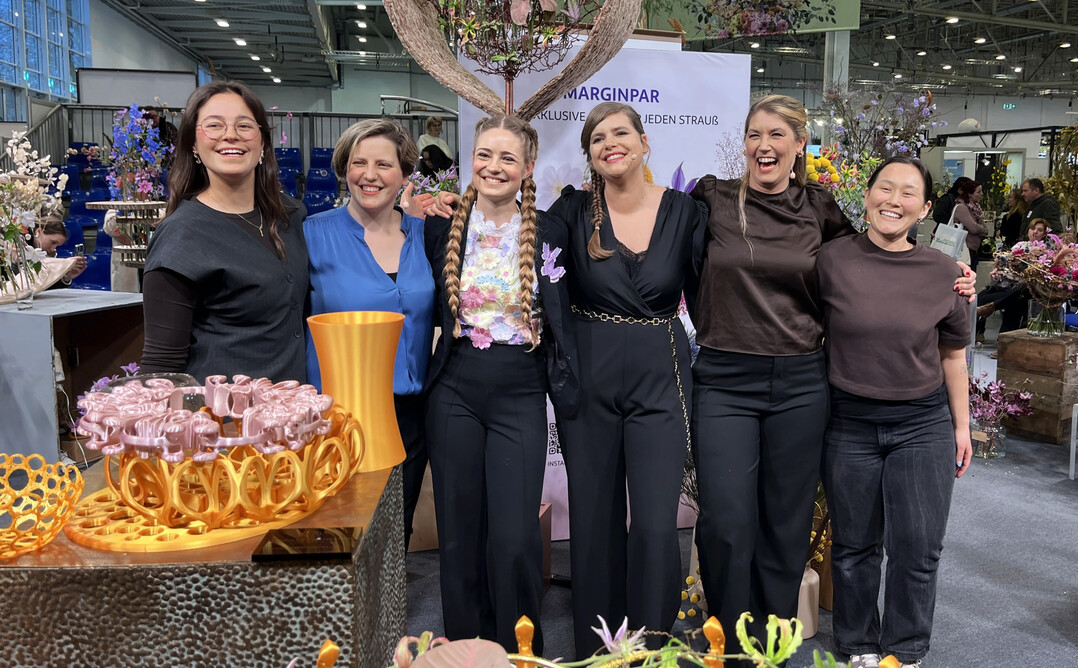 Weibliche Vorbilder und ihre Nachwuchstalente: (v.l.) Kim B�choldt mit Elisabeth Schoenemann, Carine Stel mit Hanneke Frankema aus den Niederlanden und Sara-Lisa Ludvigsson mit Ebba Bengtzon aus Schweden.  