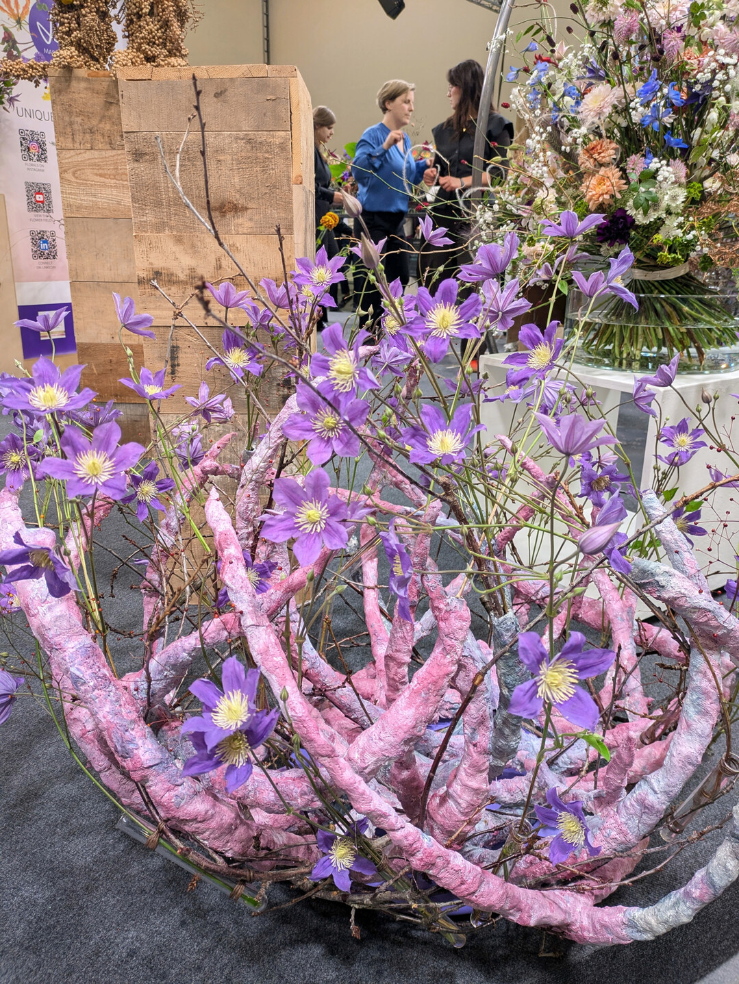 Ein Werkstück, dass die Floristin aus Schweden Helena van Achterberg von Marginpar widmete.