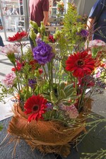 Bester Kranz von Sina Katt im 3. Ausbildungsjahr. Sie gestaltete einen Kranz, der über sich hinaus wächst.