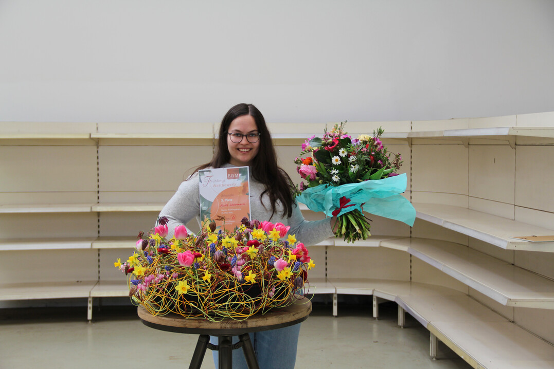 Platz drei:Nicole Westermaier, Blumenhandwerk in Freising