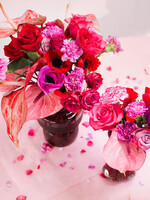 Strauß-Variationen für den Valentinstag: Eros-Strauß für leidenschaftliche Liebe