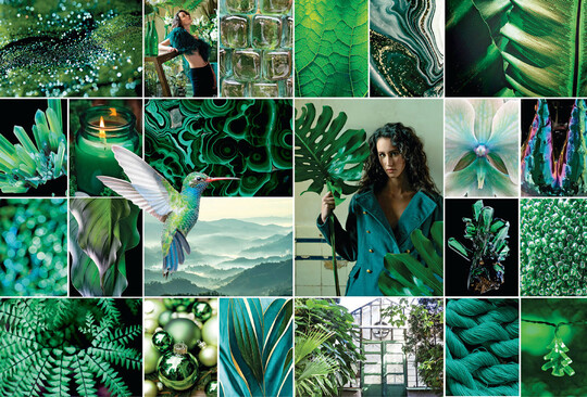 Mystic Vibes wird auf der Christmasworld 2024 im Foyer 5.1/6.1 inszeniert. Inspiriert von Pflanzen, Wurzeln, Edelsteinen und angelegten In- und Outdoor-Grten wird die gesamte grne Farbpalette von Hell- bis Smaragdgrn ber Dunkel- und Mintgrn aufgegriffen  weihnachtlich, aber weder tropisch noch traditionell.