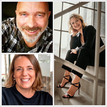 Andreas Frank, Jessica Grund-Grube (l.) und Nicole Steinmacher (r.) verraten, was sie fr den Advent 2024 in ihren Geschften planen. 