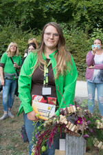 Fabienne Müller fertigte den besten Strauß