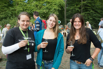 v.l.n.r.: Sarah Barclay (1.Platz), Samira Brcher (3. Platz), Alina Rudolph (2. Platz)