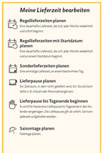 Fleurop-Partnerunternehmen können ihre Lieferbereitschaft für Fleurop-Aufträge mithilfe einer einfachen Kalenderfunktion anpassen.