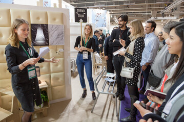 Die Trendwatcher beim Prsentieren ihrer Trendhighlights auf der Ambiente 2016