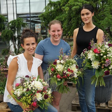 Erfolgreich in Deilingen (von links): Leonie Kbler (3. Platz), Pauline Haug (2. Platz) und die Gewinnerin Anna Haas.