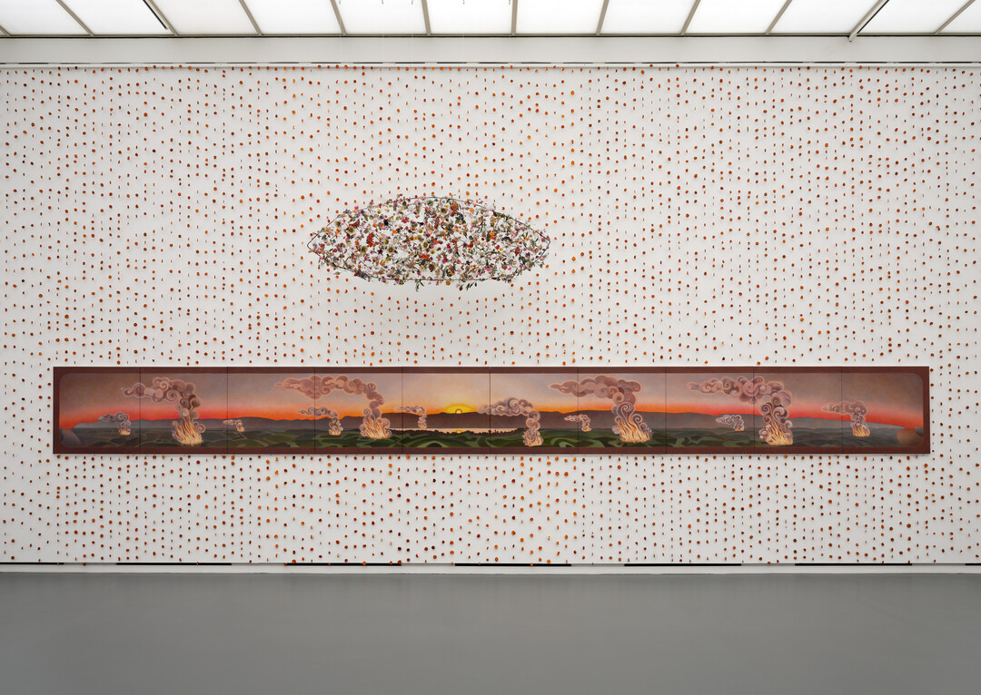 Florale Interpretation: Marianne Wyss, Embrach und Monika Reitinger,
Weinfelden.
Werk: Caroline Bachmann, 58 av. J.-C., 2020
Aargauer Kunsthaus / Schenkung Nicolas Party