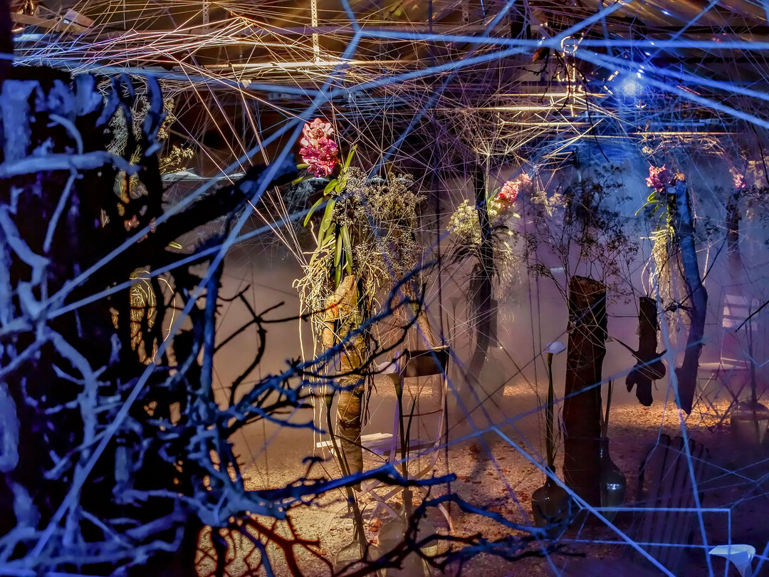 Vegetative Installation von Bernhard Weimar.