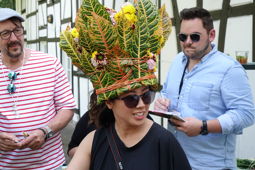 Bloggerin mit Flower Crown