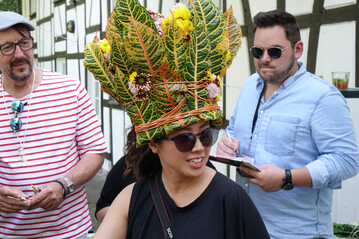 Bloggerin mit Flower Crown