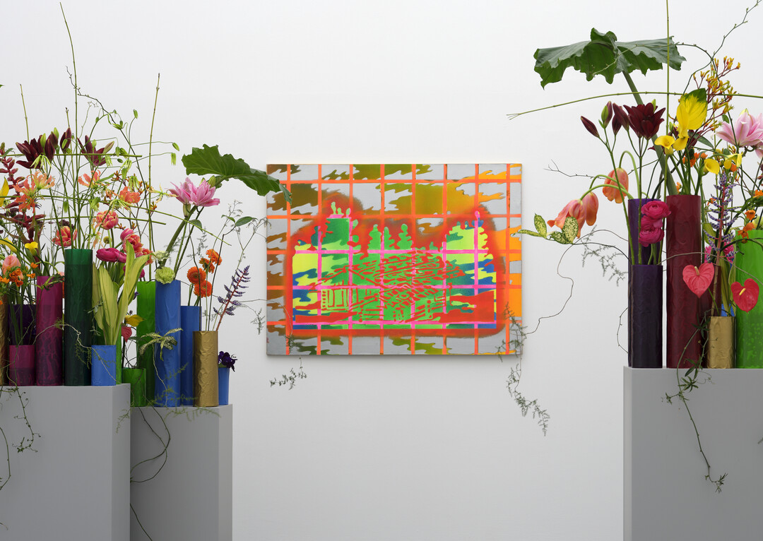 Florale Interpretation: Michal Haut, Bratislava (SK).
Werk: Samuel Buri, Chalet psychdlique, 1967
Aargauer Kunsthaus
