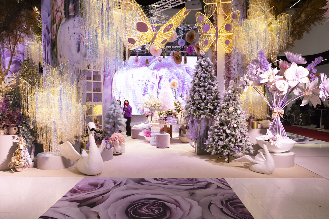 Blick in die Sonderschau "Decoration unlimited" auf der Christmasworld