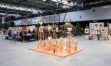 Saskia de Valk inszenierte die Installation Flow, Grow and Connect 