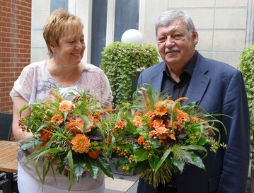 Prsident Helmuth Prinz und Vizeprsidentin Cornelia Pommerenke wurden wiedergewhlt.