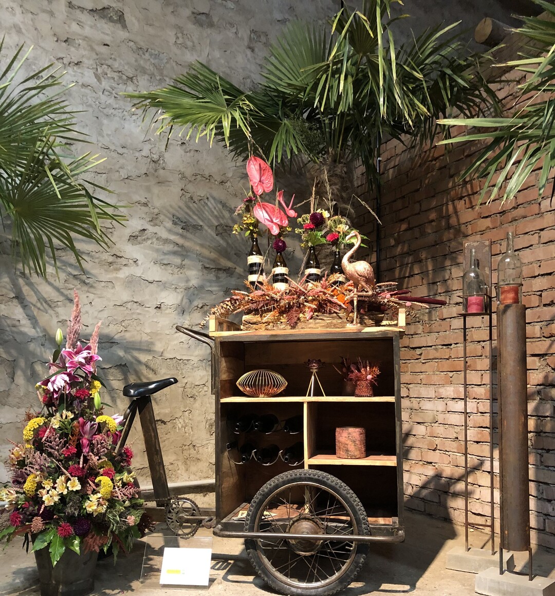 Inspiration Gartenfest  floristisches Upcycling vereint mit unserer Brauerei