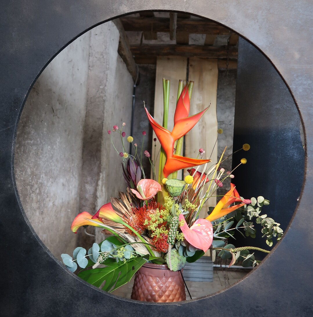 Inspiration Gartenfest  floristisches Upcycling vereint mit unserer Brauerei