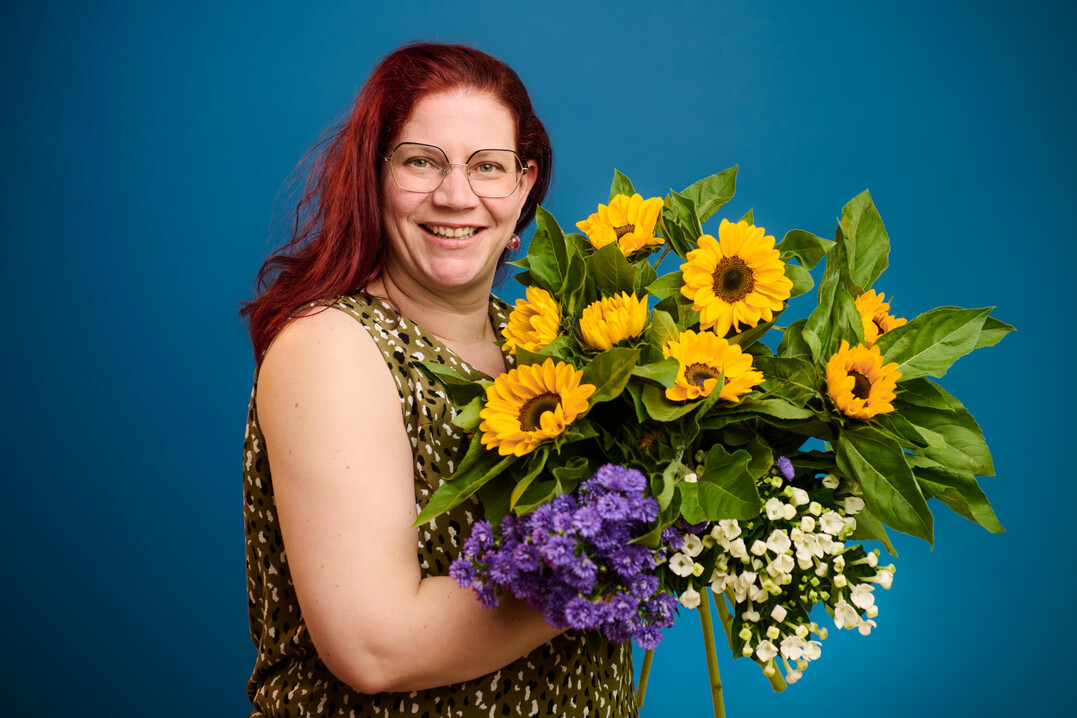 Diana Trger, Rosenrot Flora Trans in Halle an der Saale, startet fr Sachsen-Anhalt.<br>