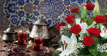 Rosen, Lilien und Schleierkraut dominieren die deutsch-trkische Blumenkollektion.