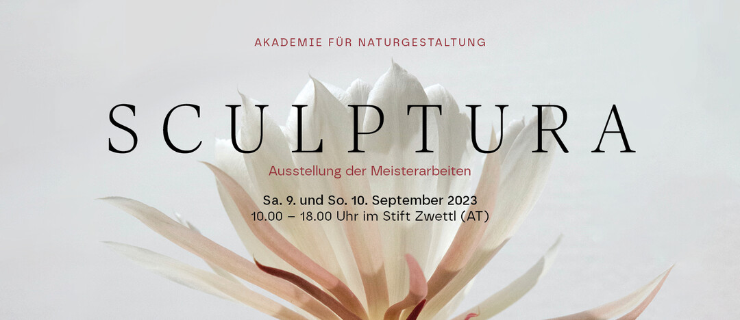 Jeder Floristin wurde eine bekannte Skulptur zugelost, die in der Prfung floral interpretiert werden muss.