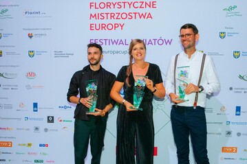 Hanneke Frankema landete auf Platz 1, Gbor Nagy (l.) auf Platz zwei und Michael Liebrich (r.) auf dem dritten Platz.