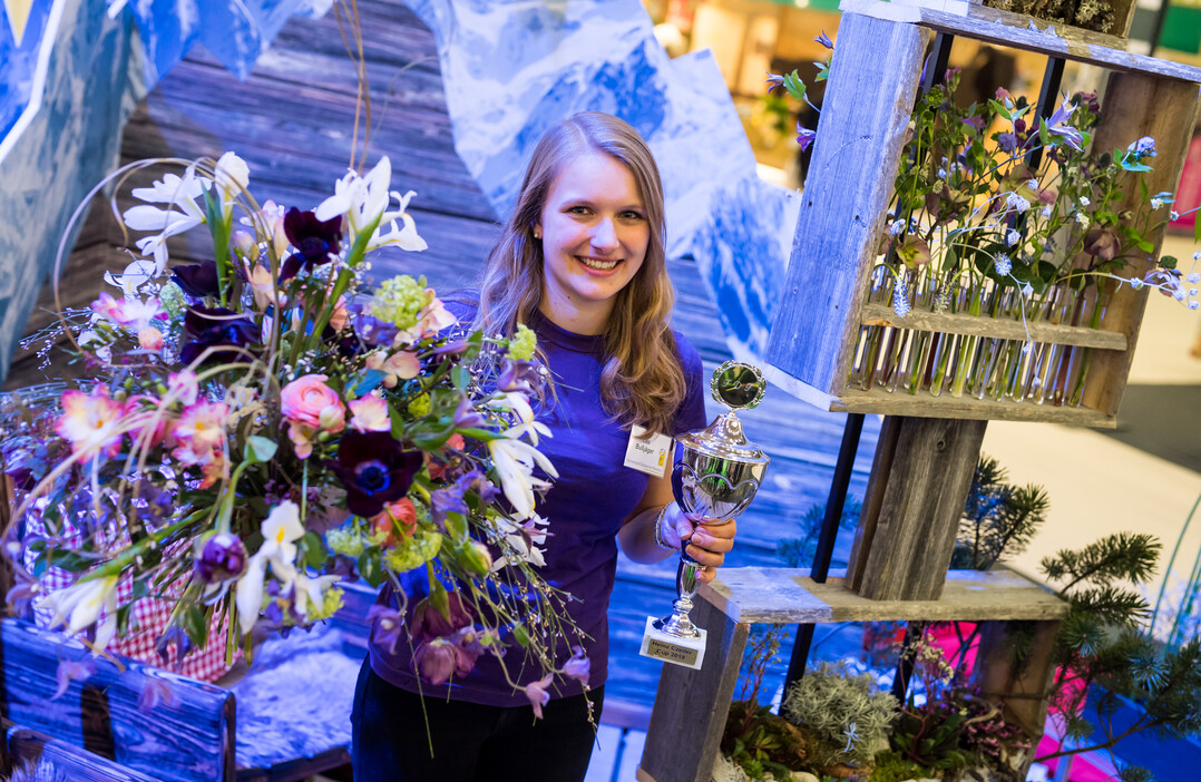 Lea Bujger, Leinauers Blume in Peiting, gewann den Wettbewerb mit 286 Punkten.