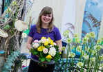 Laura Koller von Blumen Wilco in Pfaffenhofen erreichte mit 280 Punkten den 3. Platz.