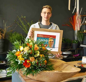 Martin Neumann freut sich ber seinen Erfolg.
