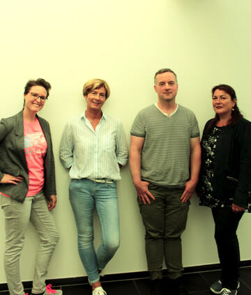 Foto: v.l.n.r.: Daniela Reichwein, Erni Salzinger-Nuener, Andreas Mssig, Karin Pressel (ohne Anna Gramsch)