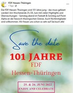 Die Jahrestagung FDF Hessen-Thüringen findet im Juni 2022 statt.