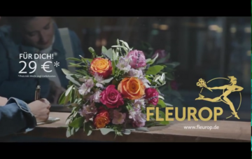 20 Sekunden dauert der TV-Werbespot, den Fleurop in seiner Herbstaktion zeigt.