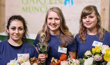 Die Gewinnerinnen 2018 (v.l.n.r.): Sofia Gkaiserlidou (2. Platz), Lea Bujger (1. Platz), Laura Koller (3. Platz).