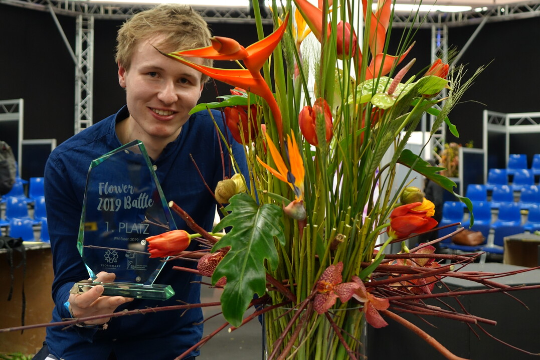 Marko Kriechmus gewann den Flower Battle am Mittwoch.
