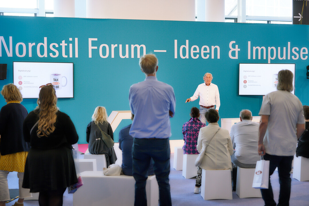 Expert(inn)envorträge, Workshops und praxisnahe Tipps liefert das Nordstil-Forum an allen drei Messetagen.